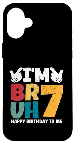 Bruh, ich bin 7 Jahre alt, Geschenke für Jungen und Mädchen, es ist mein 7. Geburtstag Hülle für iPhone 16 Plus Bruh, ich bin 7 Jahre alt, Geschenke für Jungen und Mädchen, es ist mein 7. Geburtstag Hülle für iPhone 16 Plus von Bruh It's My Birthday Funny Gifts Collection By Mj