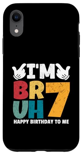 Bruh, ich bin 7 Jahre alt, Geschenke für Jungen und Mädchen, es ist mein 7. Geburtstag Hülle für iPhone XR Bruh, ich bin 7 Jahre alt, Geschenke für Jungen und Mädchen, es ist mein 7. Geburtstag Hülle für iPhone XR von Bruh It's My Birthday Funny Gifts Collection By Mj