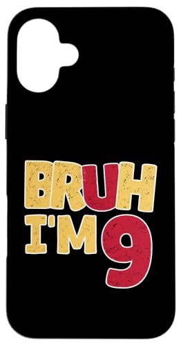 Bruh, ich bin 9 Jahre alt, Geschenke für Jungen und Mädchen, es ist mein 9. Geburtstag Hülle für iPhone 16 Plus Bruh, ich bin 9 Jahre alt, Geschenke für Jungen und Mädchen, es ist mein 9. Geburtstag Hülle für iPhone 16 Plus von Bruh It's My Birthday Funny Gifts Collection By Mj