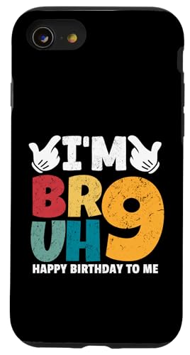 Bruh, ich bin 9 Jahre alt, Geschenke für Jungen und Mädchen, es ist mein 9. Geburtstag Hülle für iPhone SE (2020) / 7 / 8 von Bruh It's My Birthday Funny Gifts Collection By Mj