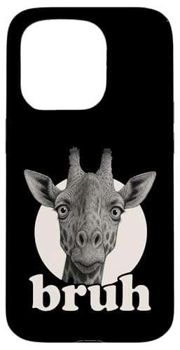 Lustige Giraffe Bruh Humor Meme Zoo Day Jungen Mädchen Hülle für iPhone 15 Pro Lustige Giraffe Bruh Humor Meme Zoo Day Jungen Mädchen Hülle für iPhone 15 Pro von BruhAxis1