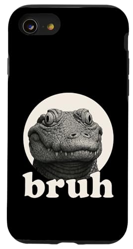 Lustiger Alligator Bruh Humor Meme Zoo Day Jungen Mädchen Hülle für iPhone SE (2020) / 7 / 8 von BruhAxis1