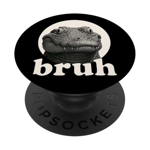 Lustiger Alligator Bruh Humor Meme Zoo Day Jungen Mädchen PopSockets Klebender PopGrip Lustiger Alligator Bruh Humor Meme Zoo Day Jungen Mädchen PopSockets Klebender PopGrip von BruhAxis1