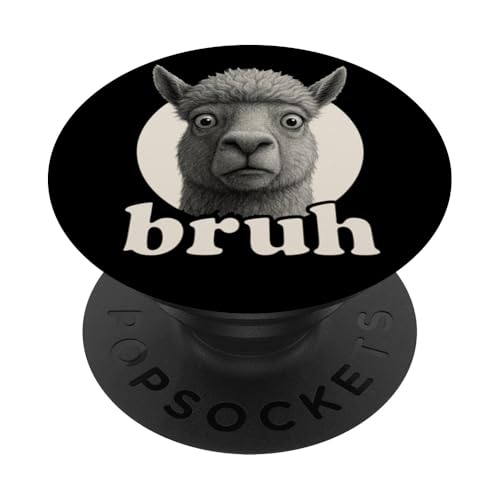 Lustiger Alpaka Bruh Humor Meme Zoo Day Jungen Mädchen PopSockets Klebender PopGrip Lustiger Alpaka Bruh Humor Meme Zoo Day Jungen Mädchen PopSockets Klebender PopGrip von BruhAxis1