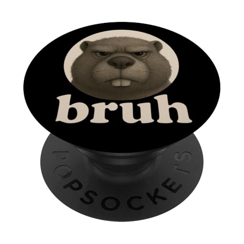 Lustiger Biber Bruh Humor Meme Zoo Day Jungen Mädchen PopSockets Klebender PopGrip Lustiger Biber Bruh Humor Meme Zoo Day Jungen Mädchen PopSockets Klebender PopGrip von BruhAxis1