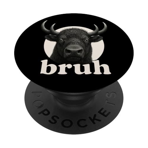 Lustiger Bison Bruh Humor Meme Zoo Day Jungen Mädchen PopSockets Klebender PopGrip Lustiger Bison Bruh Humor Meme Zoo Day Jungen Mädchen PopSockets Klebender PopGrip von BruhAxis1