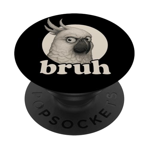 Lustiger Kakadu Vogel Bruh Humor Meme Zoo Day Jungen Mädchen PopSockets Klebender PopGrip Lustiger Kakadu Vogel Bruh Humor Meme Zoo Day Jungen Mädchen PopSockets Klebender PopGrip von BruhAxis1