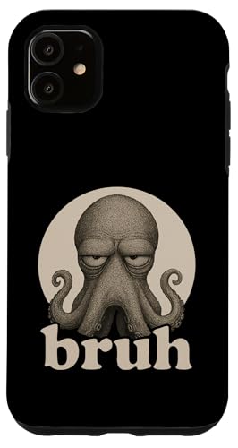 Lustiger Oktopus Bruh Humor Meme Zoo Day Jungen Mädchen Hülle für iPhone 11 Lustiger Oktopus Bruh Humor Meme Zoo Day Jungen Mädchen Hülle für iPhone 11 von BruhAxis1