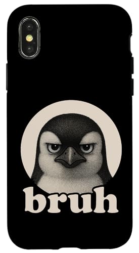 Lustiger Pinguin Bruh Humor Meme Zoo Day Jungen Mädchen Hülle für iPhone X/XS Lustiger Pinguin Bruh Humor Meme Zoo Day Jungen Mädchen Hülle für iPhone X/XS von BruhAxis1