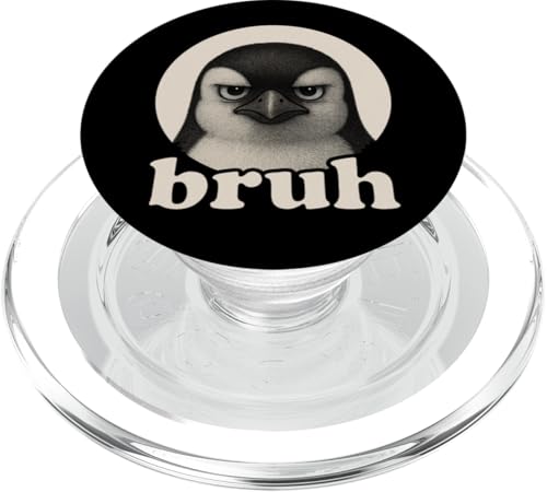 Lustiger Pinguin Bruh Humor Meme Zoo Day Jungen Mädchen PopSockets PopGrip für MagSafe Lustiger Pinguin Bruh Humor Meme Zoo Day Jungen Mädchen PopSockets PopGrip für MagSafe von BruhAxis1