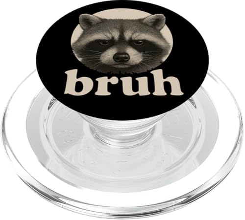 Lustiger Waschbär Bruh Humor Meme Zoo Day Jungen Mädchen PopSockets PopGrip für MagSafe Lustiger Waschbär Bruh Humor Meme Zoo Day Jungen Mädchen PopSockets PopGrip für MagSafe von BruhAxis1