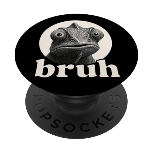 Lustiges Chamäleon Bruh Humor Meme Zoo Day Jungen Mädchen PopSockets Klebender PopGrip Lustiges Chamäleon Bruh Humor Meme Zoo Day Jungen Mädchen PopSockets Klebender PopGrip von BruhAxis1