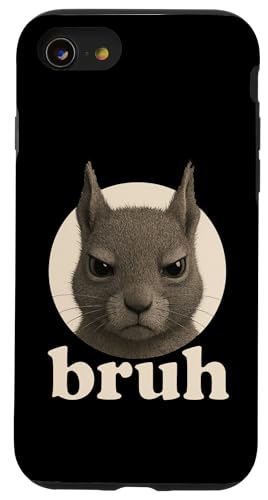 Lustiges Eichhörnchen Bruh Humor Meme Zoo Day Jungen Mädchen Hülle für iPhone SE (2020) / 7 / 8 von BruhAxis1