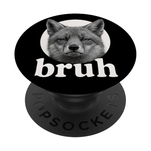 Lustiges Fox Bruh Humor-Meme Zoo Day für Jungen und Mädchen PopSockets Klebender PopGrip Lustiges Fox Bruh Humor-Meme Zoo Day für Jungen und Mädchen PopSockets Klebender PopGrip von BruhAxis1