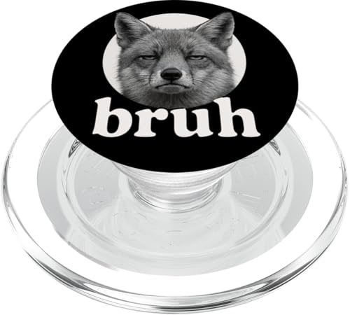 Lustiges Fox Bruh Humor-Meme Zoo Day für Jungen und Mädchen PopSockets PopGrip für MagSafe von BruhAxis1