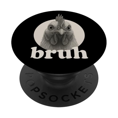 Lustiges Huhn Bruh Humor Meme Zoo Day Jungen Mädchen PopSockets Klebender PopGrip Lustiges Huhn Bruh Humor Meme Zoo Day Jungen Mädchen PopSockets Klebender PopGrip von BruhAxis1
