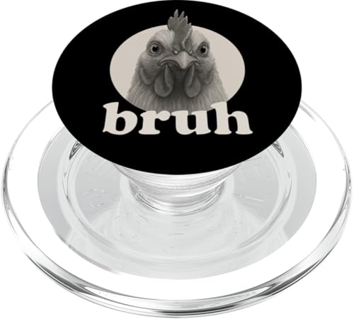 Lustiges Huhn Bruh Humor Meme Zoo Day Jungen Mädchen PopSockets PopGrip für MagSafe von BruhAxis1
