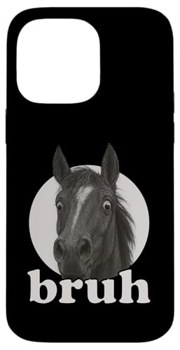 Lustiges Pferd Bruh Humor Meme Zoo Day Jungen Mädchen Hülle für iPhone 14 Pro Max von BruhAxis1