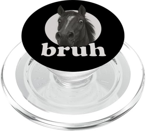 Lustiges Pferd Bruh Humor Meme Zoo Day Jungen Mädchen PopSockets PopGrip für MagSafe Lustiges Pferd Bruh Humor Meme Zoo Day Jungen Mädchen PopSockets PopGrip für MagSafe von BruhAxis1