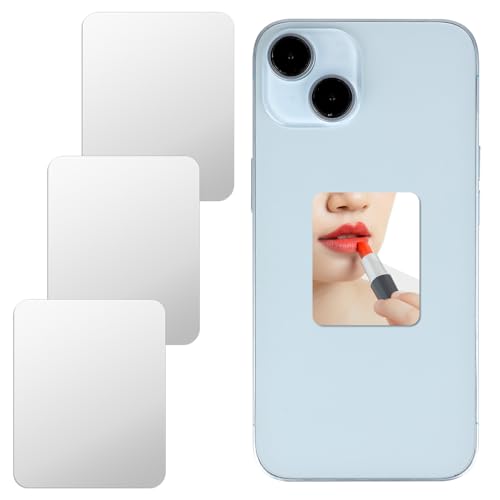 Bruislard 3 Stück Acryl Klebespiegel Spiegelaufkleber Smartphone Charm Spiegel Aufkleber für Handy Quadratischer Handyspiegel Handy Klebespiegel für Smartphone Rückseite Dekoration Bruislard 3 Stück Acryl Klebespiegel Spiegelaufkleber Smartphone Charm Spiegel Aufkleber für Handy Quadratischer Handyspiegel Handy Klebespiegel für Smartphone Rückseite Dekoration von Bruislard