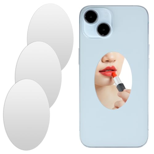 Bruislard 3 Stück Mini Spiegel zum Aufkleben Oval Handy-Spiegelaufkleber Spiegel Aufkleber für Handy Smartphone Charm Spiegel Sticker Handy Acryl Klebespiegel für Handy Rückseite Dekoration Bruislard 3 Stück Mini Spiegel zum Aufkleben Oval Handy-Spiegelaufkleber Spiegel Aufkleber für Handy Smartphone Charm Spiegel Sticker Handy Acryl Klebespiegel für Handy Rückseite Dekoration von Bruislard