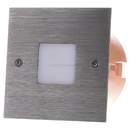 0P3930WW  - LED-Wandleuchte mit Power-LED 1W, edelstahl, Einbaumontage, P3930 warmweiss von Brumberg