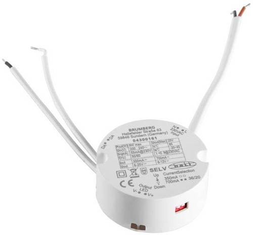 Brumberg 17758010 LED-Trafo 9W 700mA 6 - 12V dimmbar 1St. Brumberg 17758010 LED-Trafo 9W 700mA 6 - 12V dimmbar 1St. von Brumberg