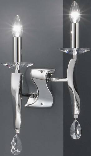 Brumberg 809052 809052 Wandleuchte E14 40W Glühlampe Chrom von Brumberg