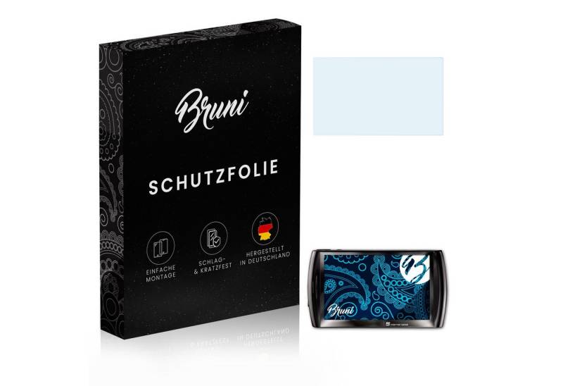 Bruni Schutzfolie Glasklare Displayschutzfolie für 5 Internet Tablet, (2 Folien), praktisch unsichtbar von Bruni