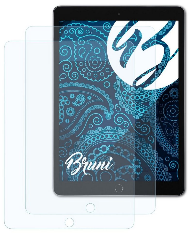 Bruni Schutzfolie Glasklare Displayschutzfolie für Apple iPad 2020, (2 Folien), praktisch unsichtbar von Bruni