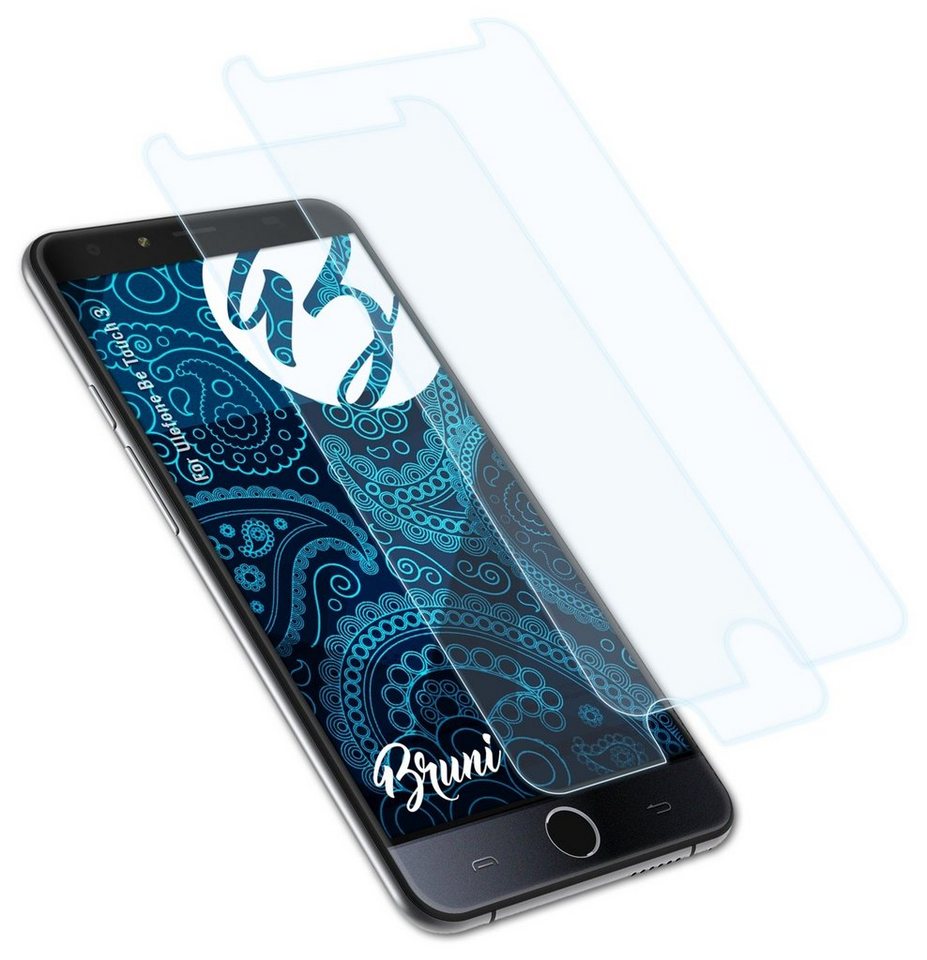 Bruni Schutzfolie Glasklare Displayschutzfolie für Be Touch 3, (2 Folien), praktisch unsichtbar von Bruni