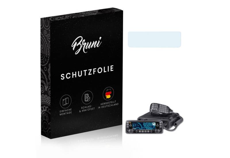 Bruni Schutzfolie Glasklare Displayschutzfolie für Icom IC-2730E, (2 Folien), praktisch unsichtbar von Bruni