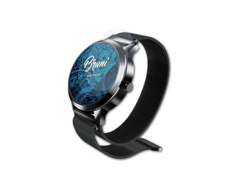 Bruni Schutzfolie Glasklare Displayschutzfolie für Lenovo Watch X, (2 Folien), praktisch unsichtbar von Bruni