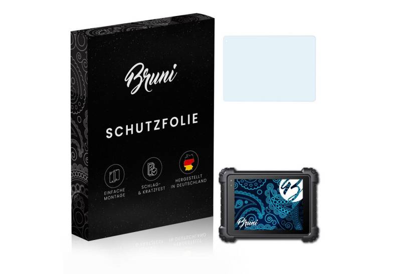 Bruni Schutzfolie Glasklare Displayschutzfolie für MaxiSys MS909, (2 Folien), praktisch unsichtbar von Bruni