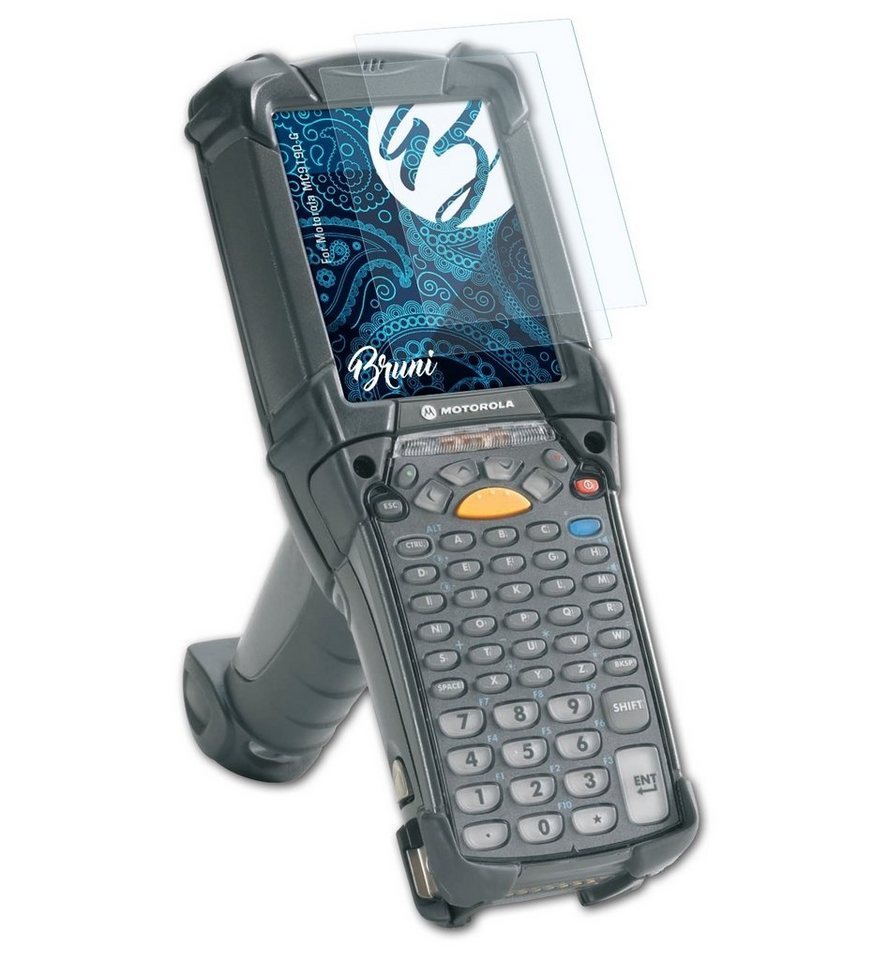 Bruni Schutzfolie Glasklare Displayschutzfolie für Motorola MC9190-G, (2 Folien), praktisch unsichtbar von Bruni