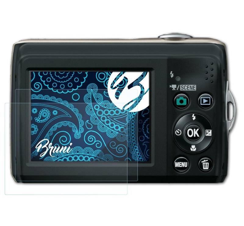 Bruni Schutzfolie Glasklare Displayschutzfolie für Nikon Coolpix L21, (2 Folien), praktisch unsichtbar von Bruni