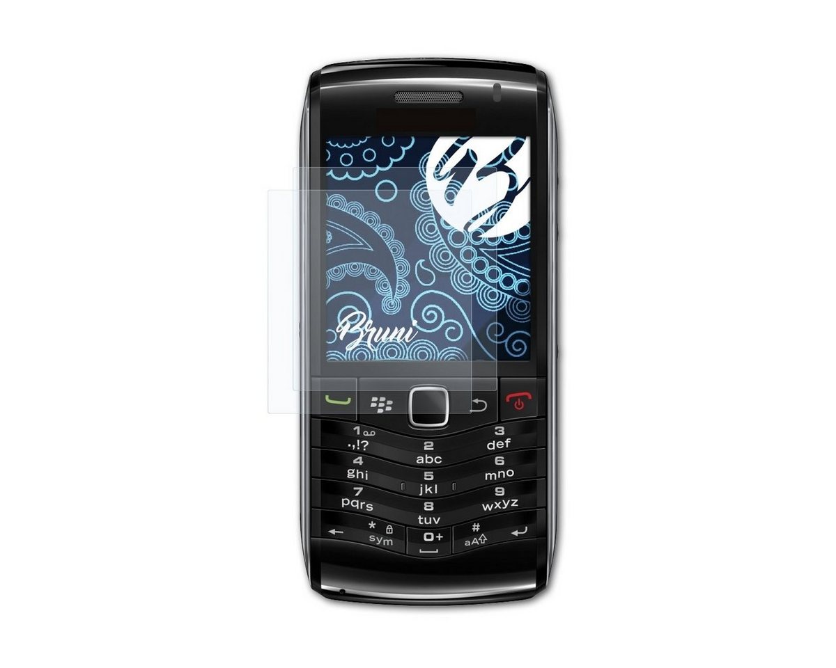 Bruni Schutzfolie Glasklare Displayschutzfolie für Pearl 3G 9105, (2 Folien), praktisch unsichtbar von Bruni