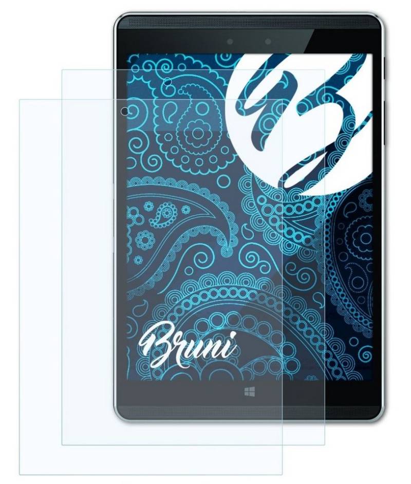 Bruni Schutzfolie Glasklare Displayschutzfolie für Pro Tablet 608 G1, (2 Folien), praktisch unsichtbar von Bruni