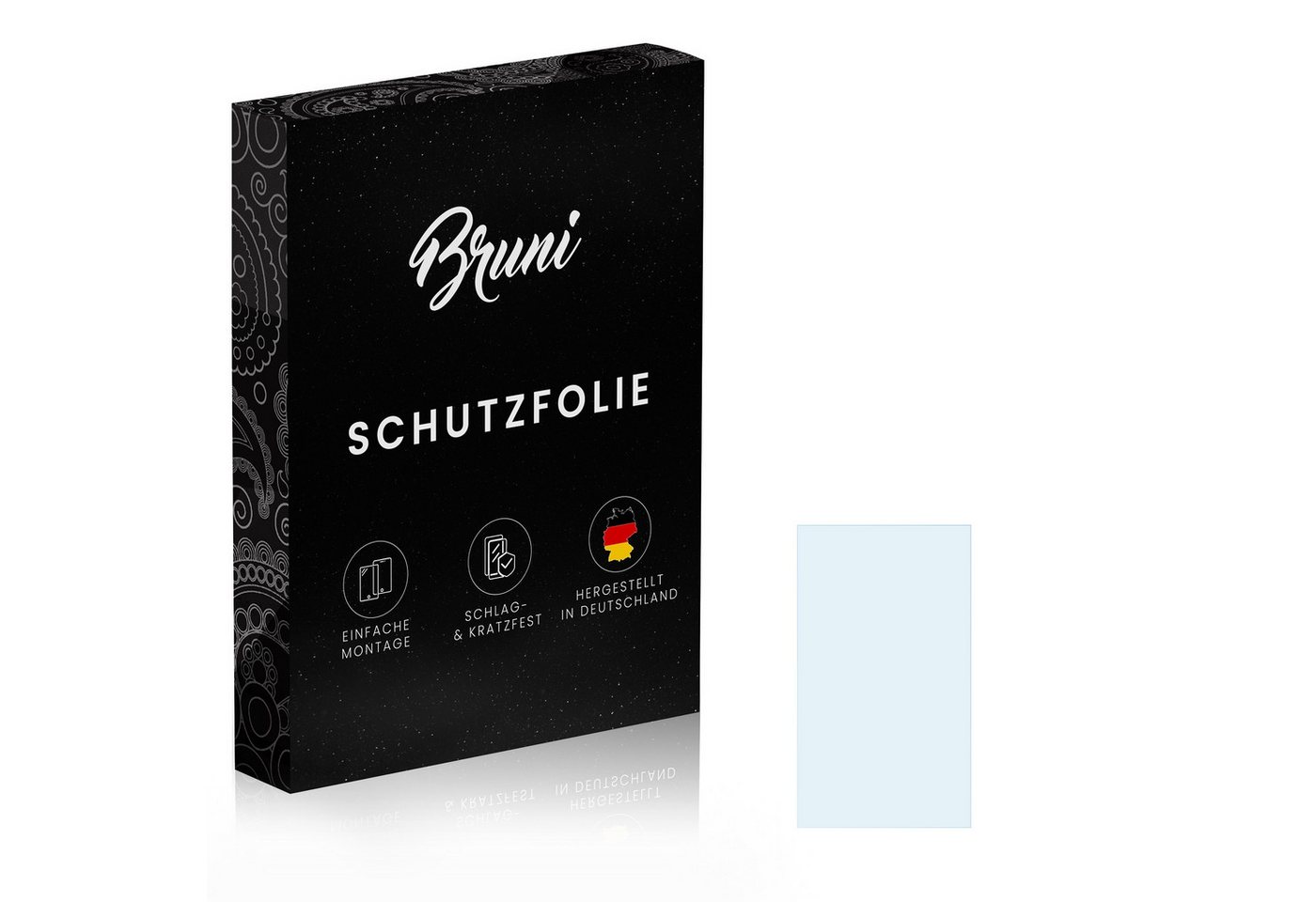 Bruni Schutzfolie Glasklare Displayschutzfolie für Sony DSC-T500, (2 Folien), praktisch unsichtbar von Bruni