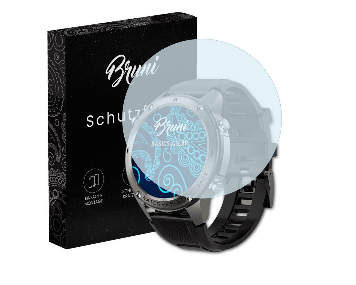 Bruni Schutzfolie Glasklare Displayschutzfolie für StahlGear Odin, (2 Folien), praktisch unsichtbar von Bruni