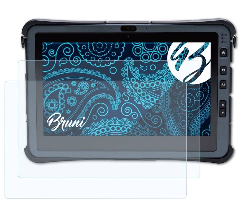 Bruni Schutzfolie Glasklare Displayschutzfolie für U11I Tablet, (2 Folien), praktisch unsichtbar von Bruni