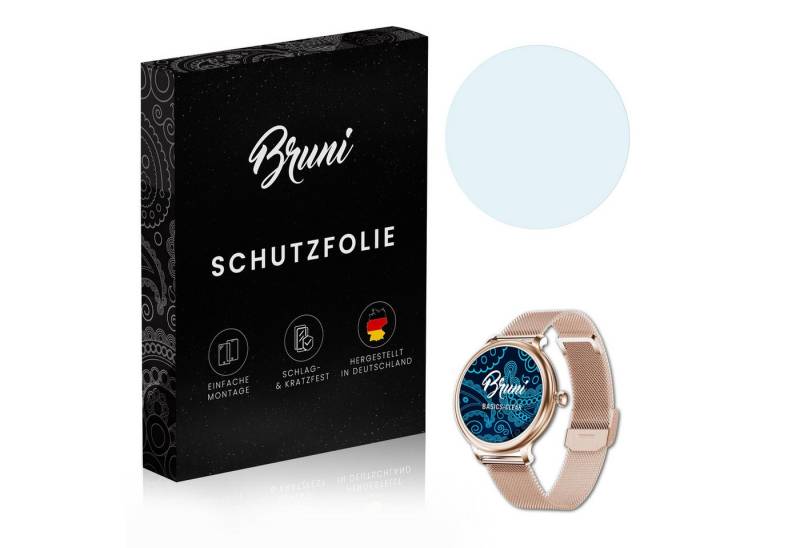 Bruni Schutzfolie Glasklare Displayschutzfolie für Valante Fem-Fit, (2 Folien), praktisch unsichtbar von Bruni