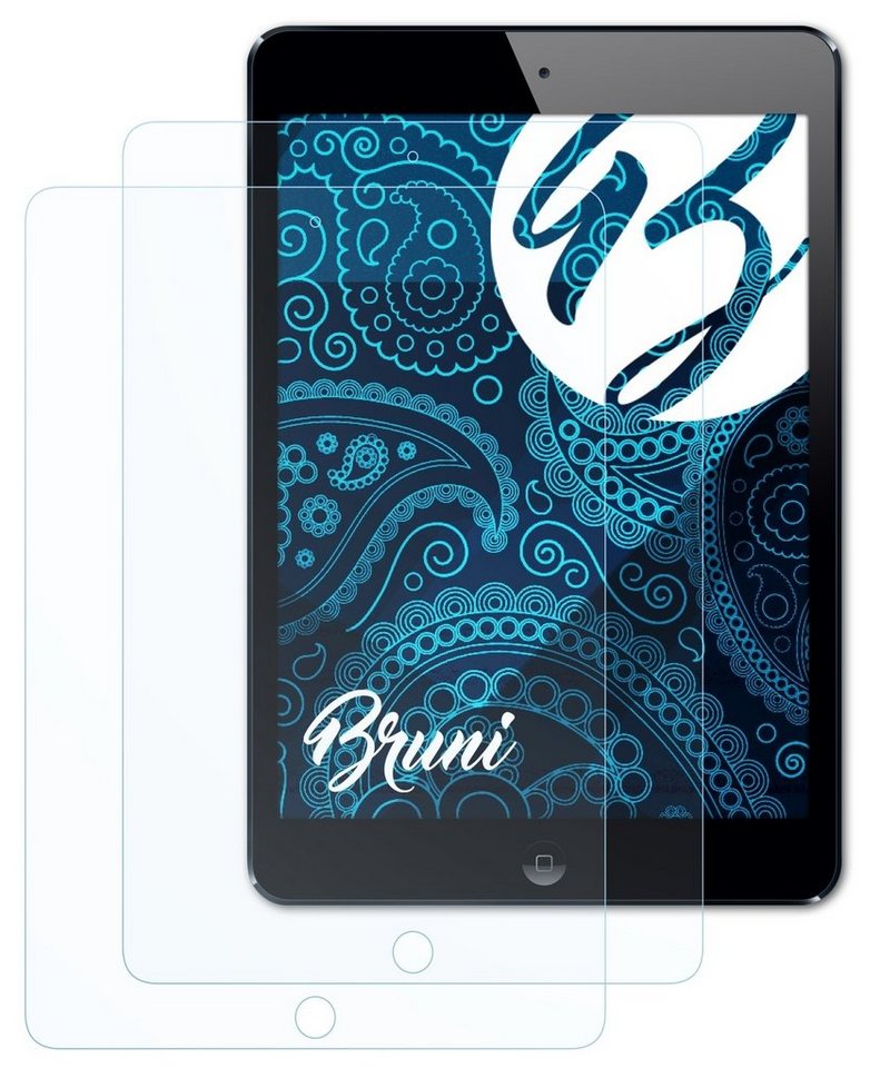 Bruni Schutzfolie Glasklare Displayschutzfolie für iPad Air 2013, (2 Folien), praktisch unsichtbar von Bruni