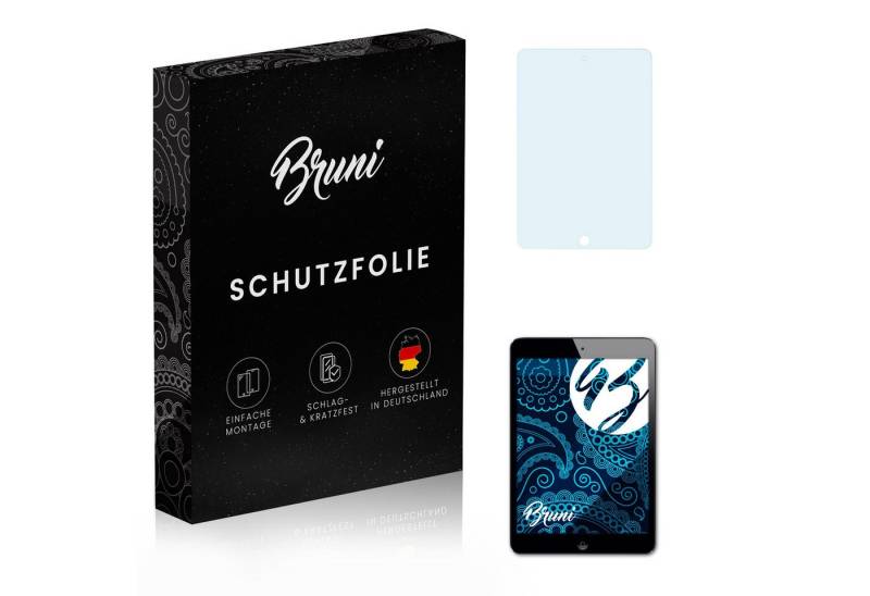 Bruni Schutzfolie Glasklare Displayschutzfolie für iPad Mini 2012, (2 Folien), praktisch unsichtbar von Bruni