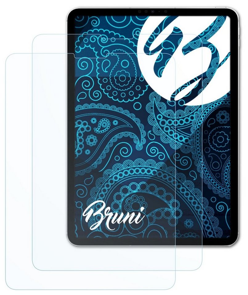 Bruni Schutzfolie Glasklare Displayschutzfolie für iPad Pro 11 2022, (2 Folien), praktisch unsichtbar von Bruni