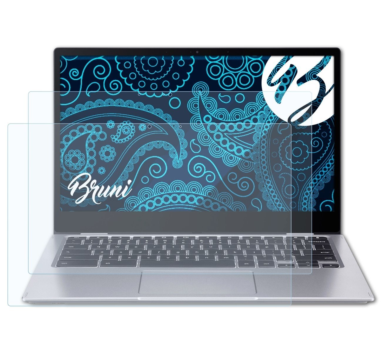 Bruni Schutzfolie für Acer Chromebook Spin 513, (2 Folien), praktisch unsichtbar von Bruni