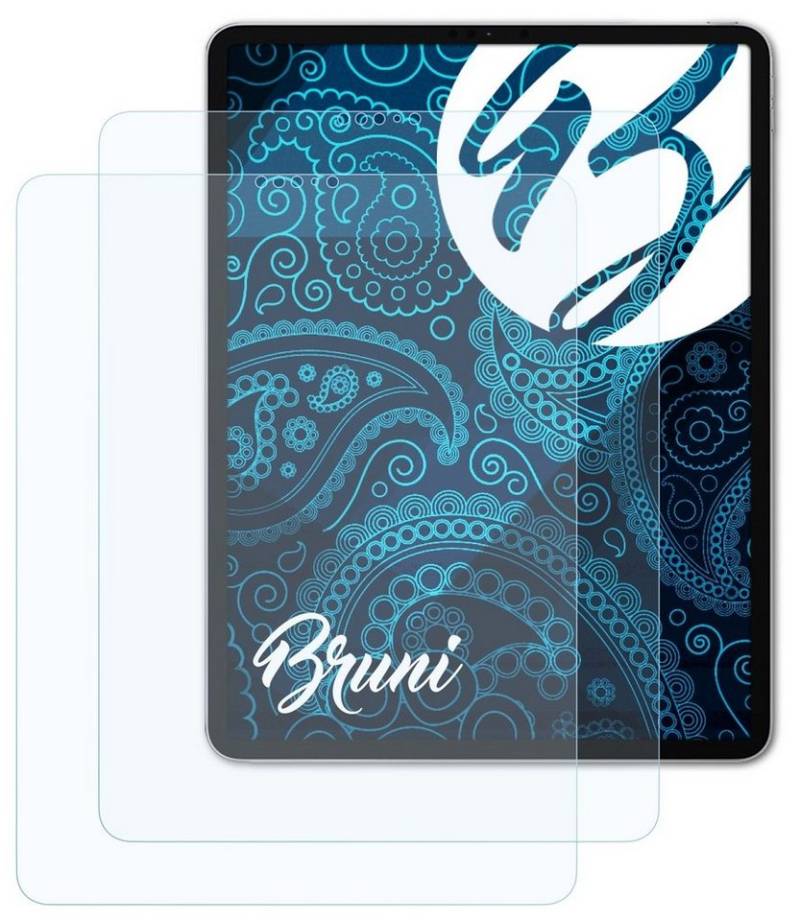 Bruni Schutzfolie für Apple iPad Pro 12,9 2021, (2 Folien), praktisch unsichtbar von Bruni