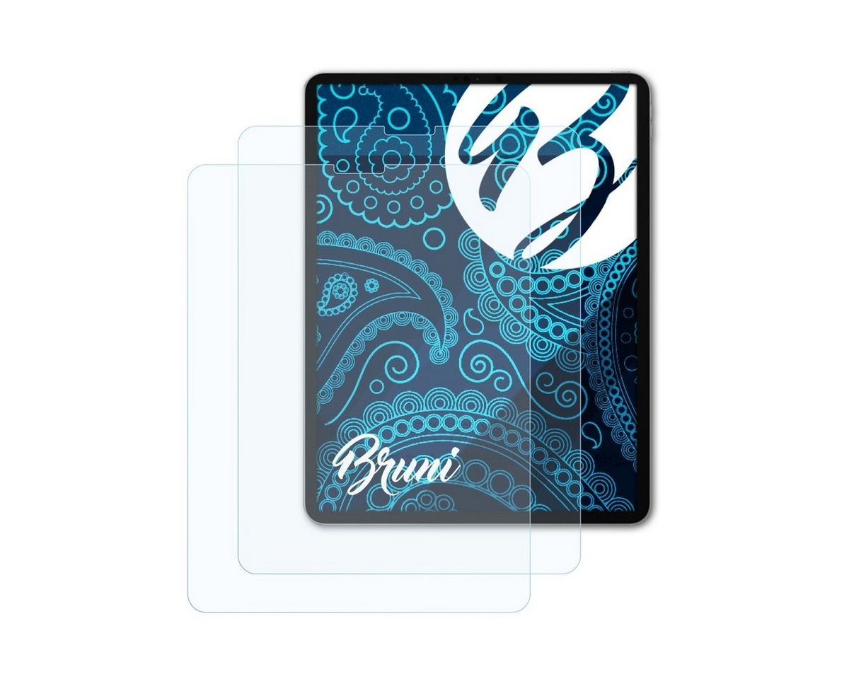 Bruni Schutzfolie für Apple iPad Pro 12.9 2020, (2 Folien), praktisch unsichtbar von Bruni