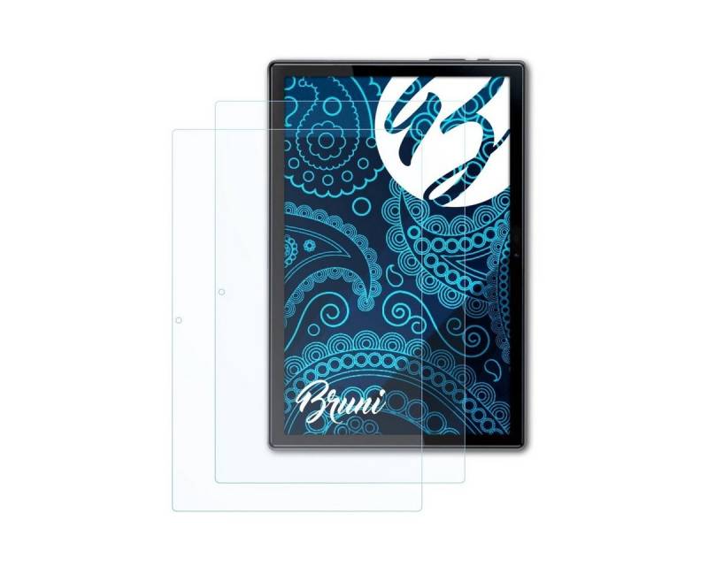 Bruni Schutzfolie für Dragon Touch Notepad 102 Tablet, (2 Folien), praktisch unsichtbar von Bruni
