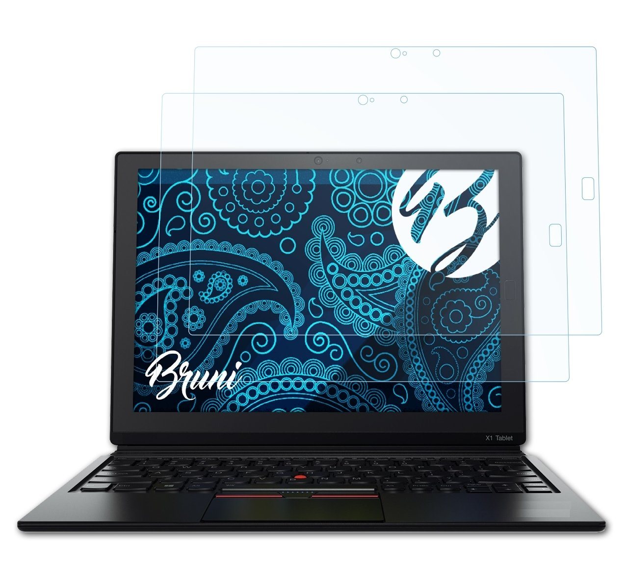 Bruni Schutzfolie für Lenovo ThinkPad X1 Tablet, (2 Folien), praktisch unsichtbar von Bruni